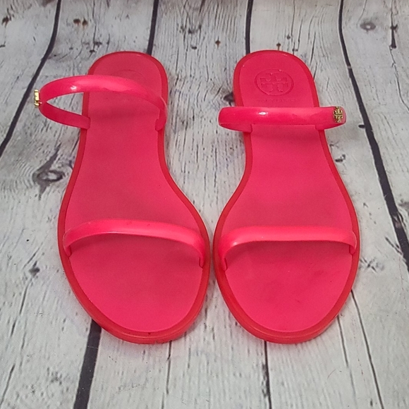 hot pink jelly slides